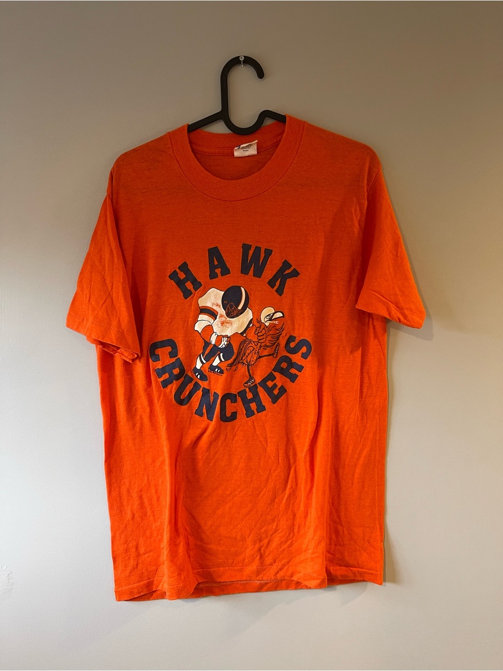 70’s Hawk Crunchers Orange Graphic Tee